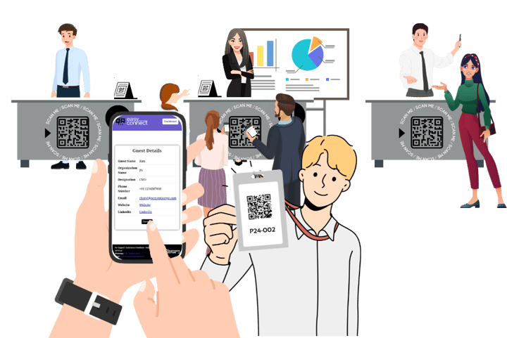 QR solution by upQRade - EasyConnect for networking event check-ins